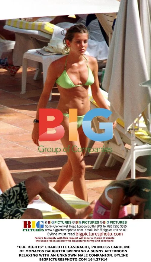 Charlotte Casiraghi Relaxing With Male