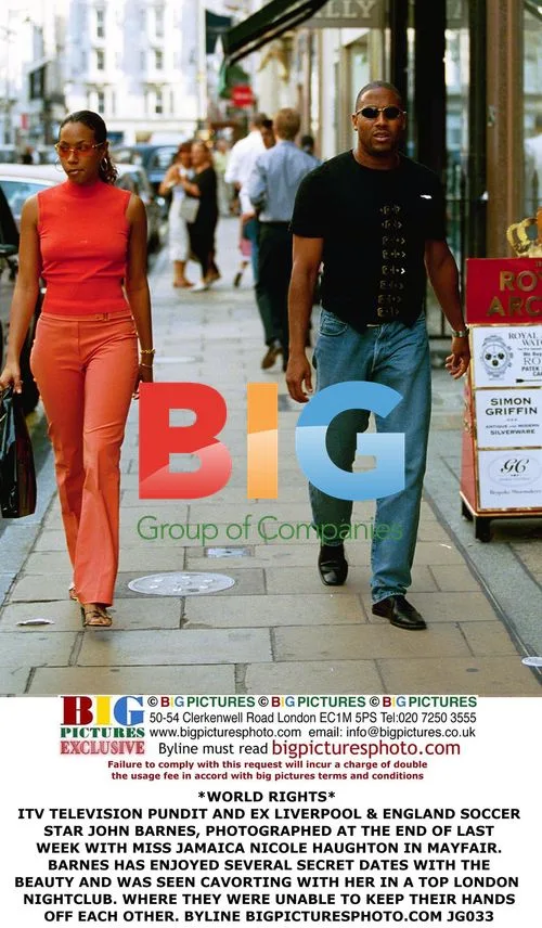 John Barnes Seen with Miss Jamaica Nicole Haughton