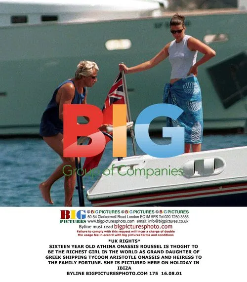 Athina Onassis in Ibiza