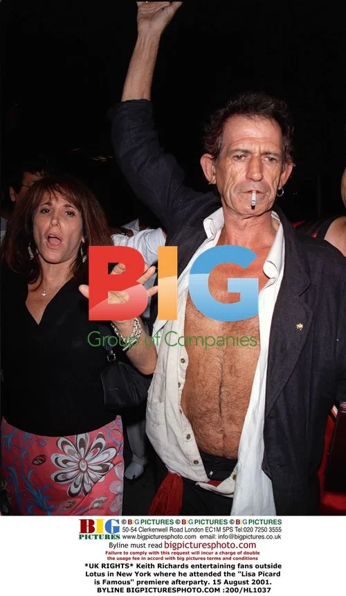 Keith Richards at 'Lisa Picard' afterparty