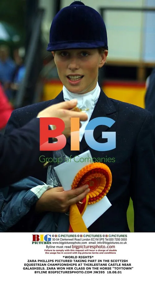 Zara Phillips at Scottish Equestrian Championships