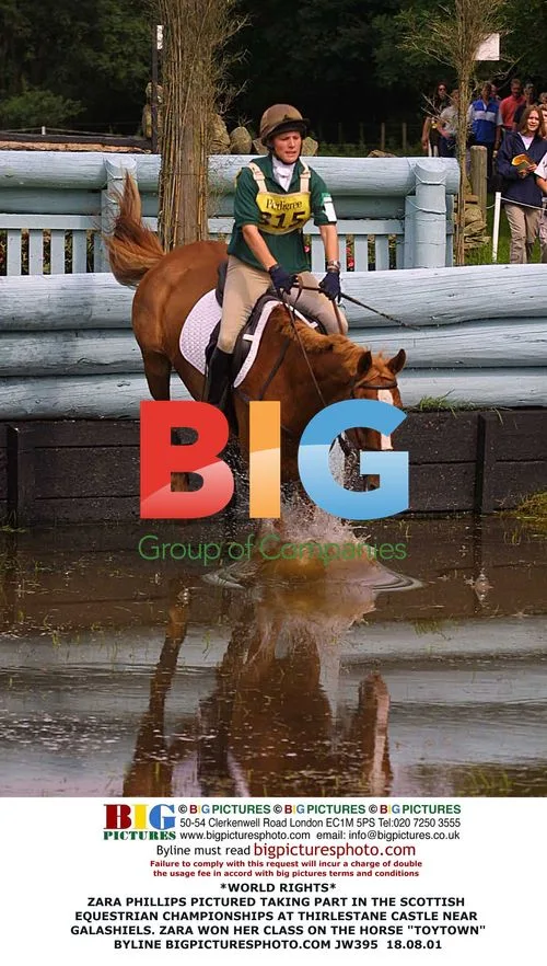 Zara Phillips at Scottish Equestrian Championships