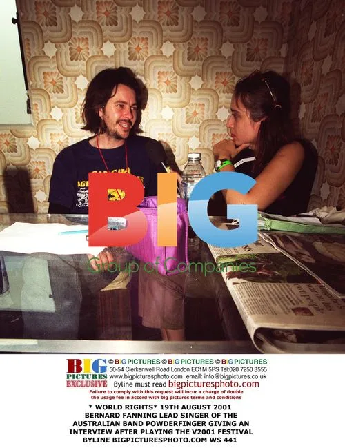 Bernard Fanning Interviewed After V2001 Festival