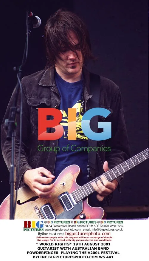 Powderfinger Guitarist at V2001 Festival