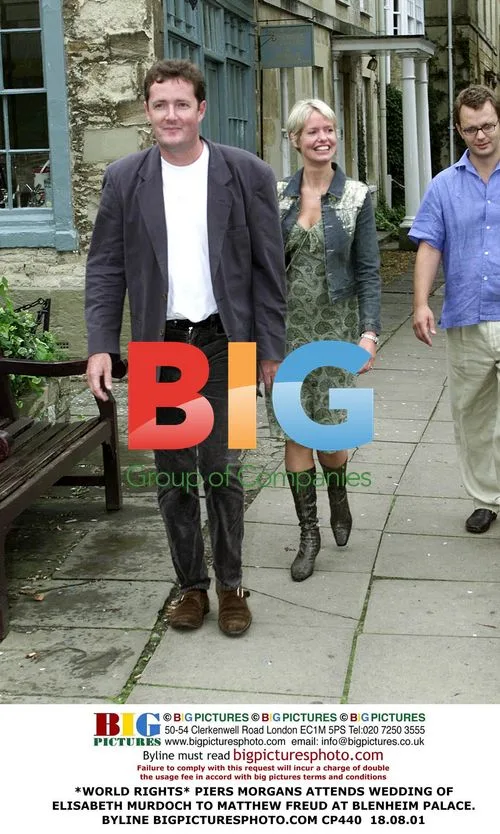 Piers Morgan attends Murdoch-Freud wedding