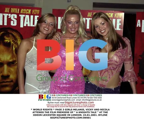 PAGE 3 GIRLS ATTEND FILM PREMIERE