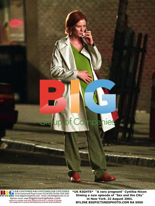 Cynthia Nixon Filming 'Sex and the City'