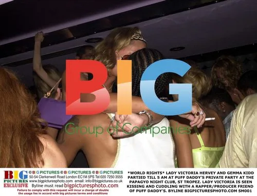 Lady Victoria Hervey parties with Puff Daddy