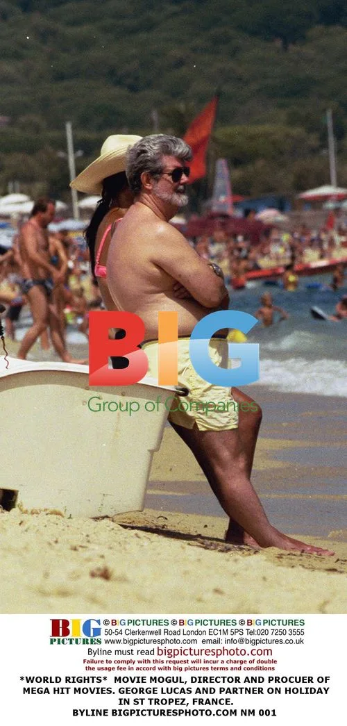George Lucas on Holiday in St Tropez