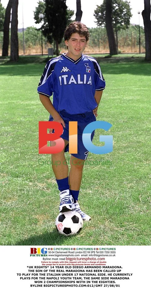 14-Year-Old Diego Armando Maradona Jr.