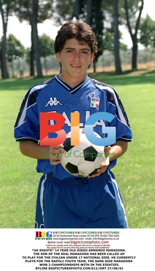 14-Year-Old Diego Maradona Jr. Plays for Italian U17 Team