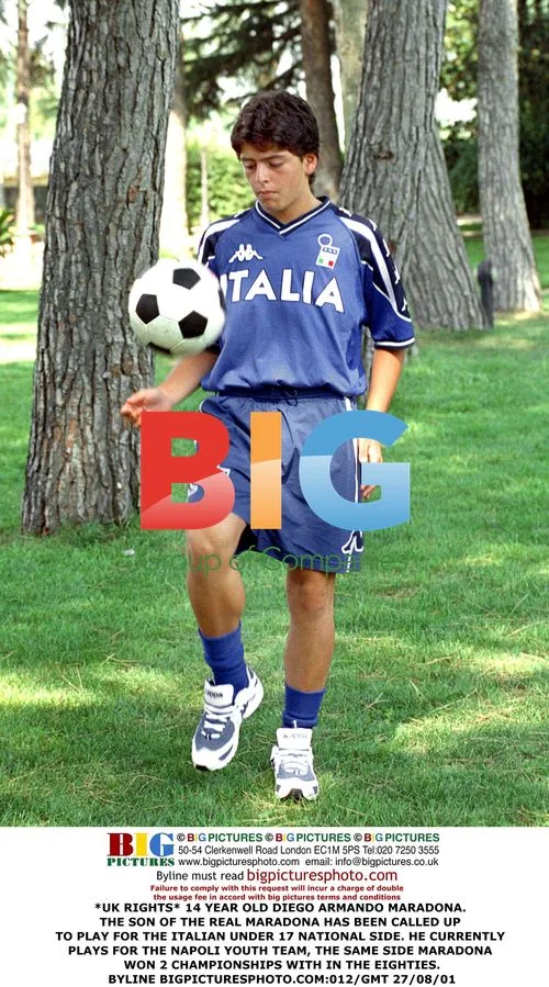 Maradona Jr. Called Up to Italy U17 Team