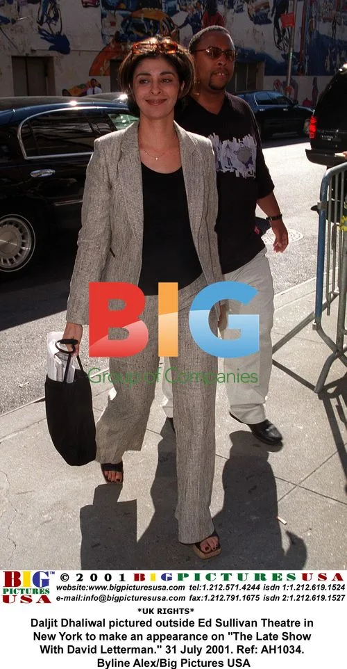 Daljit Dhaliwal at The Late Show With David Letterman