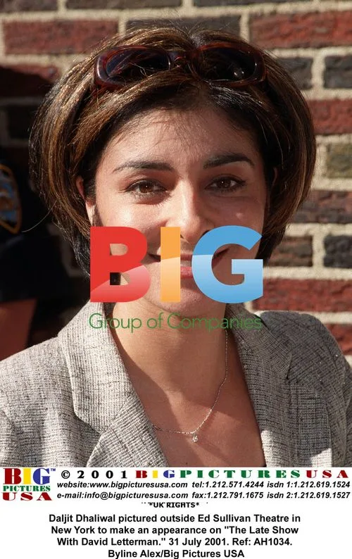 Daljit Dhaliwal at Late Show taping