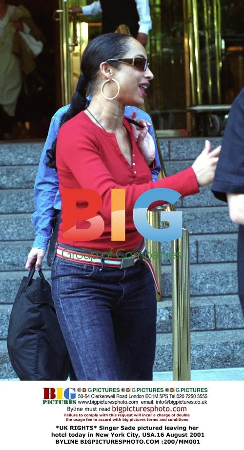 Singer Sade leaves hotel in NYC