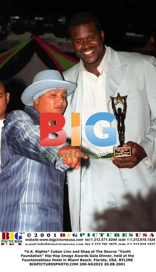 Cuban Linx and Shaq at Hip-Hop Image Awards