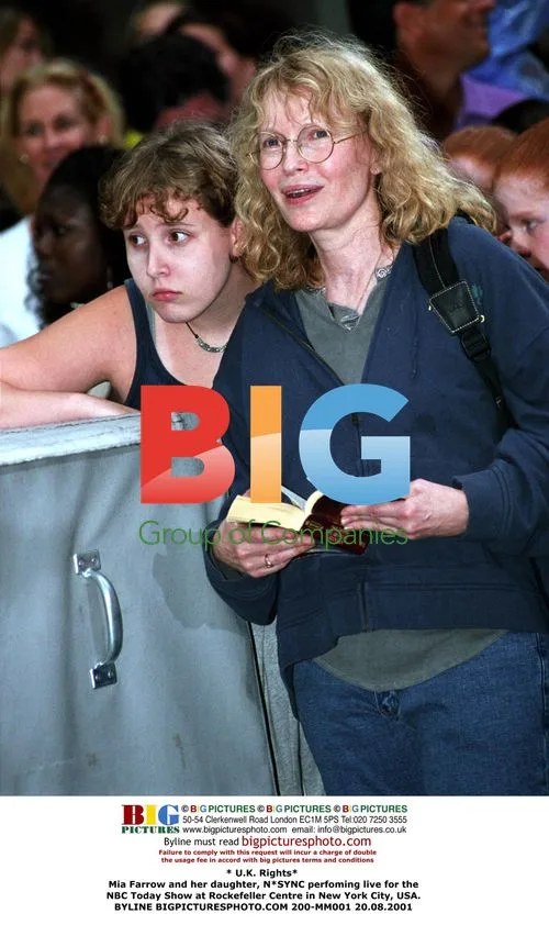 Mia Farrow and N*SYNC on NBC Today Show
