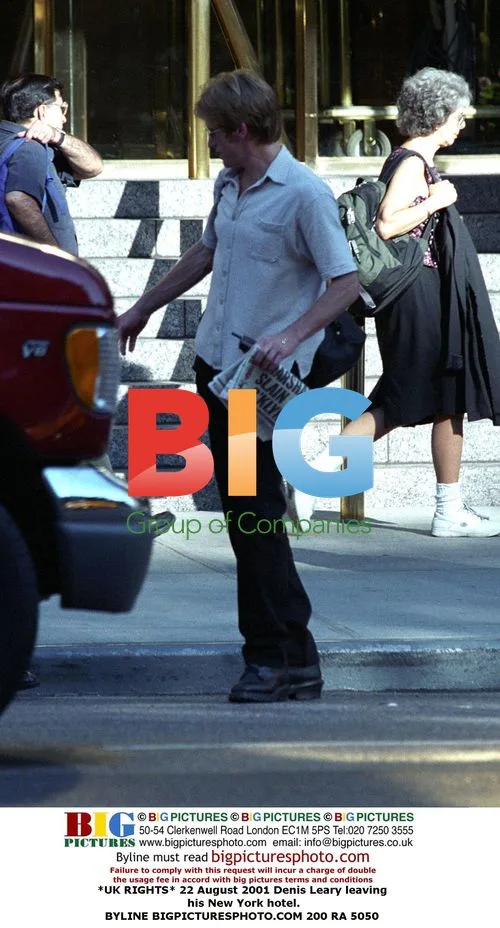 Denis Leary Leaving NYC Hotel