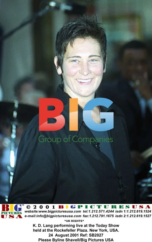 K.D. Lang performs at Today Show in NYC