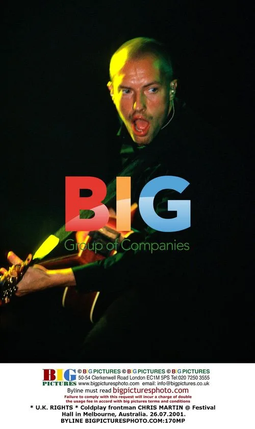 Chris Martin at Festival Hall in Melbourne