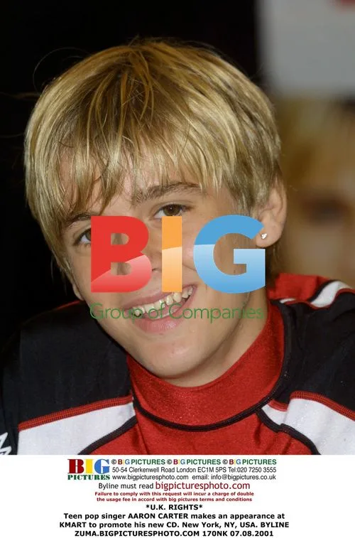 Aaron Carter promotes new CD at Kmart
