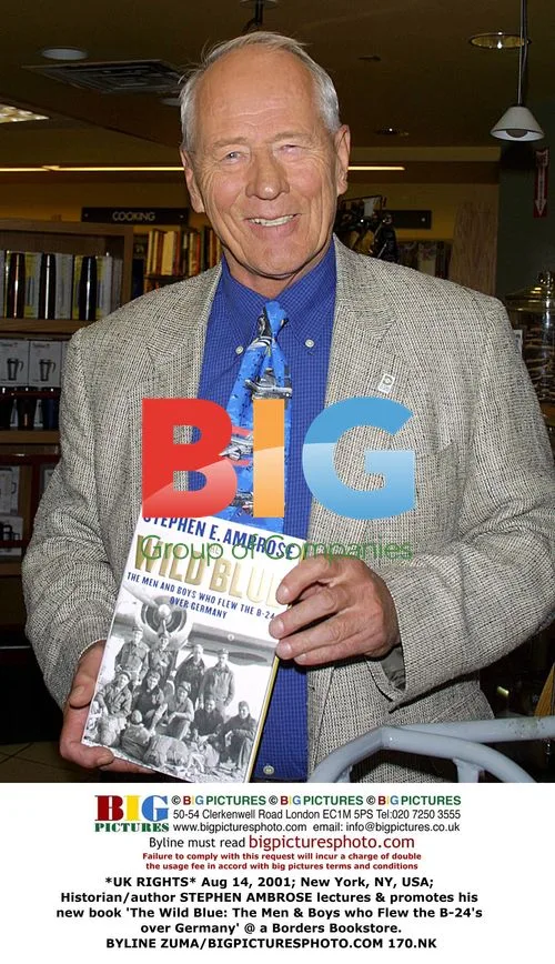 Author STEPHEN AMBROSE promotes new book