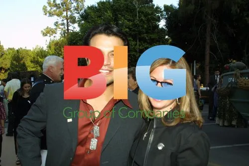 Rene Moreno & wife Jennifer at 'Band of Brothers' premiere