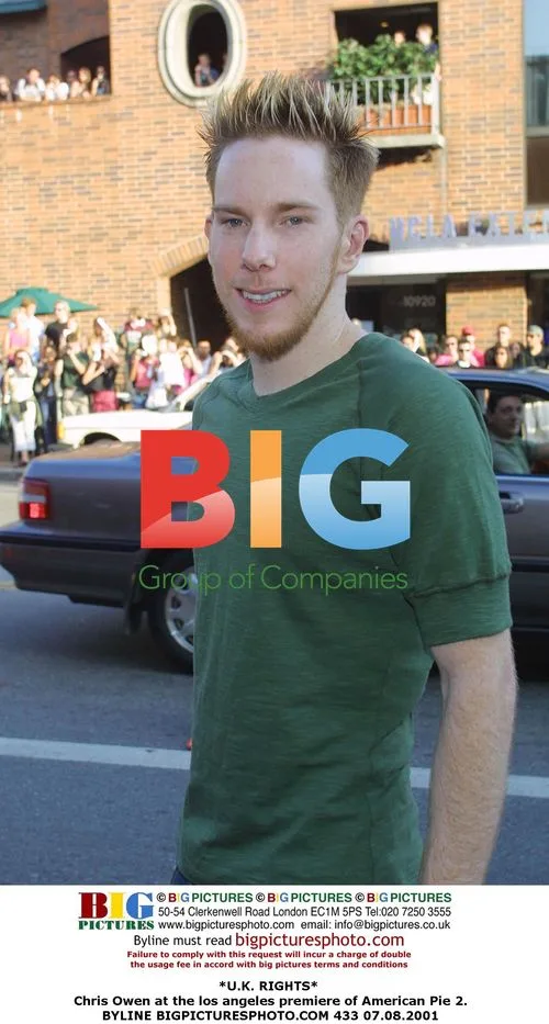Chris Owen at 'American Pie 2' Premiere