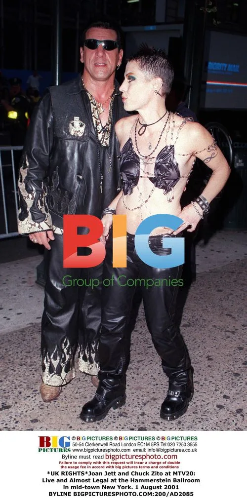 Joan Jett and Chuck Zito at MTV20 Event