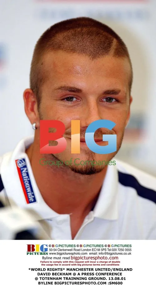 David Beckham at Tottenham Press Conference