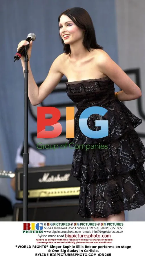 Singer Sophie Ellis Bextor performs in Carlisle