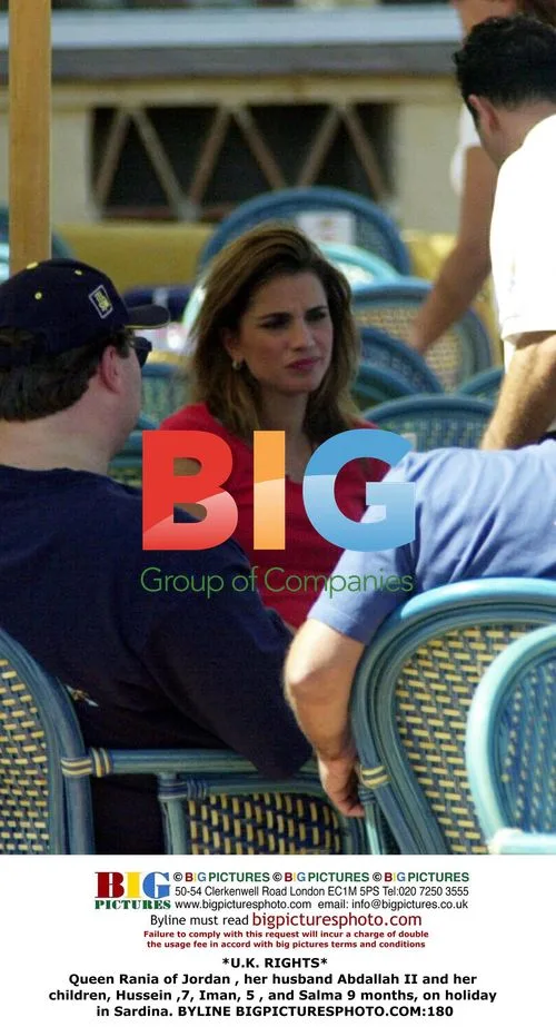 Queen Rania and Family Holiday in Sardinia