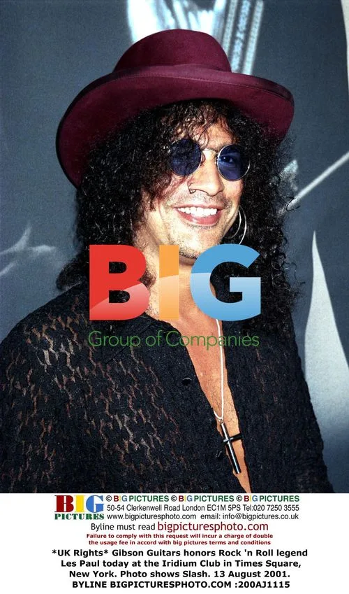 Slash at Les Paul Tribute at Iridium Club