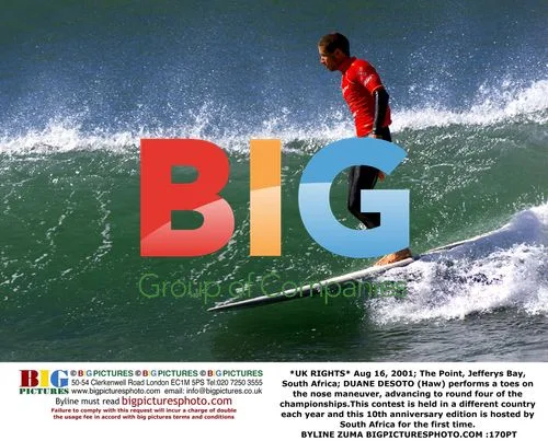 Duane DeSoto Advances in Surfing Championships