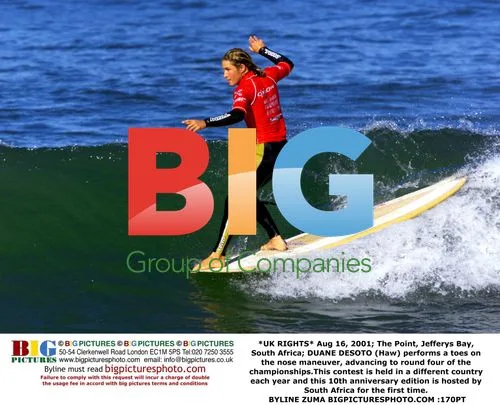 Duane DeSoto Advances in South Africa Surfing Contest