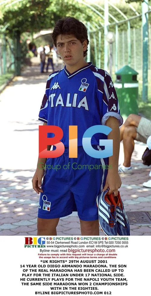 Diego Armando Maradona's son called up to Italy U17 squad