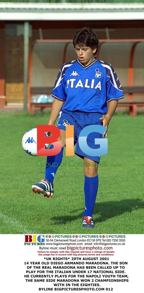14-Year-Old Diego Armando Maradona Jr.