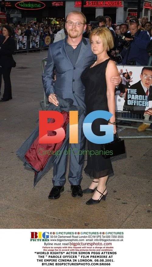 Simon Pegg attends 'Parole Officer' premiere
