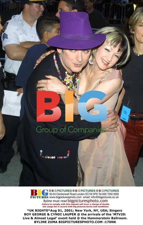 Boy George and Cyndi Lauper at MTV20 event