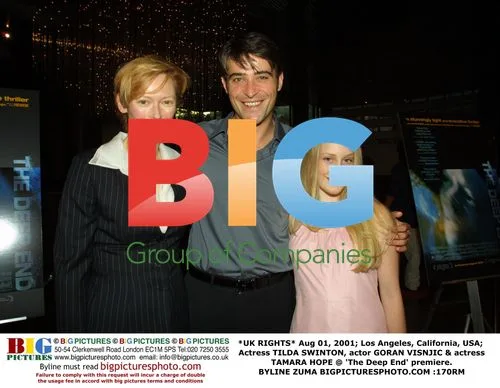 Tilda Swinton, Goran Visnjic & Tamara Hope at 'The Deep End' Premiere