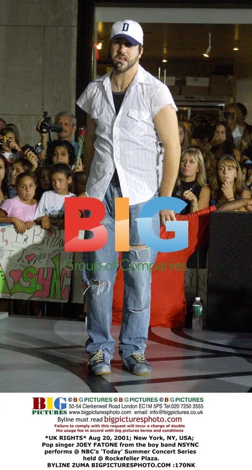 JOEY FATONE Performs at NBC 'Today' Concert