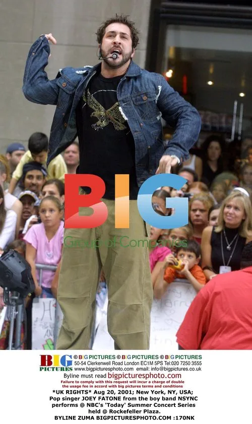 JOEY FATONE performs at NBC's 'Today' Summer Concert