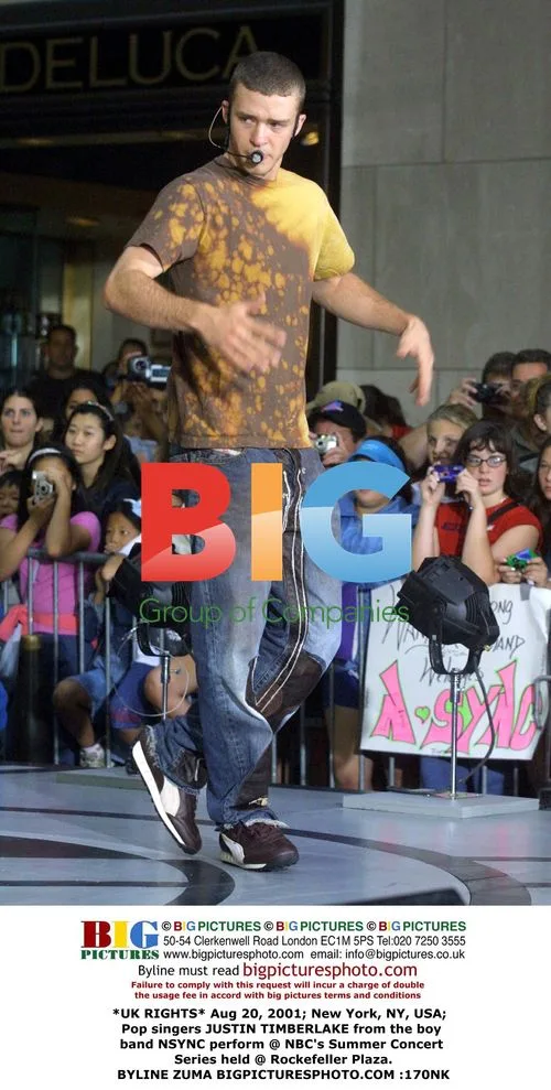 Justin Timberlake performs at NBC concert series