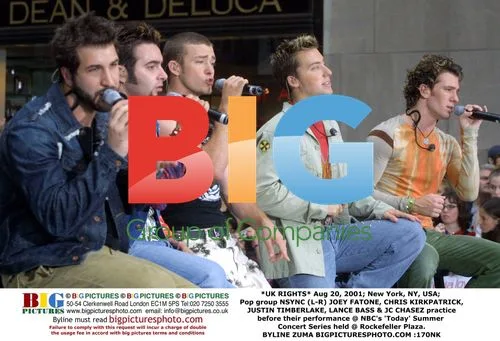 NSYNC Performs at NBC's Today Summer Concert