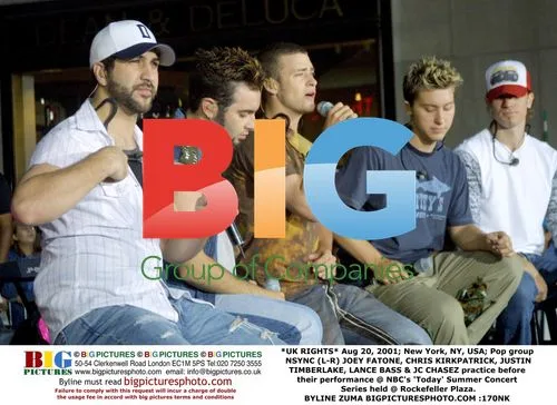 NSYNC Rehearses for 'Today' Show Concert