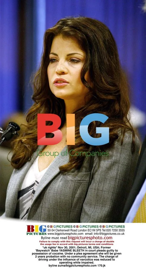 Yasmine Bleeth Pleads Guilty to Cocaine Possession