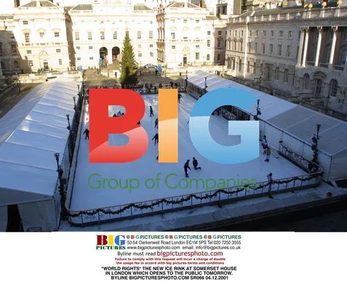 New ice rink opens at Somerset House, London