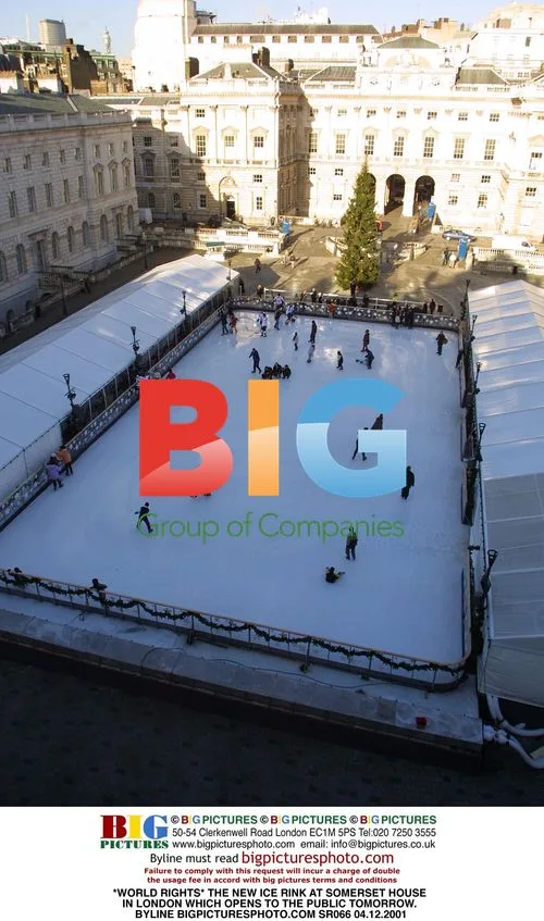 New Ice Rink Opens at Somerset House, London