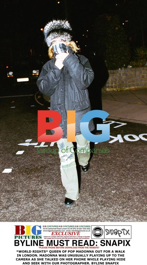 QUEEN OF POP MADONNA OUT FOR A WALK IN LONDON