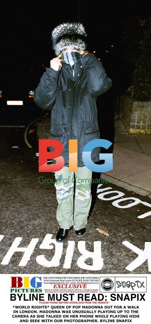 MADONNA OUT FOR A WALK IN LONDON